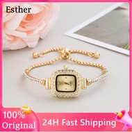 Ladies watches on sale branded watch with diamonds small dial Wristwatch Cute bracelet watches for women Crystal diamonds watch for women korean style Quartz watch Stainless Steel gold watch Luxury Fashion Student Bangle Watch gift ideas for Girls Watches