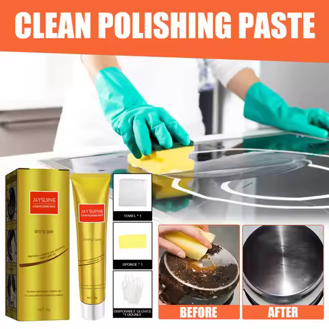 Metal Polishing Paste Abrasive Polish Cleaning Cream Polishing Paste Rust Remover For Iron Chrome Br