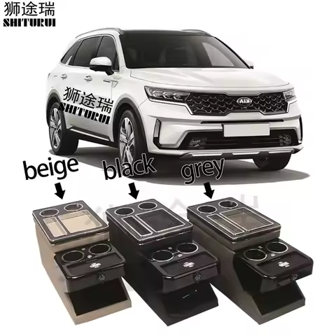 FOR KIA Sorento 2021+ mq4 row front railing box set general business armrest central store Business 