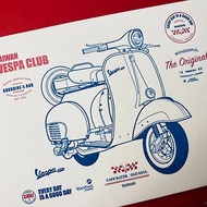 Vespa150-偉士牌明信片