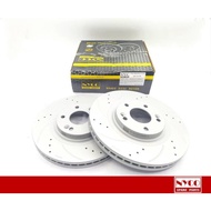 KIA CARNIVAL YP 2017-DISC ROTOR FRONT SETS PERFORMANCE PLUS+ DRILLED & SLOTTED~NY-04-51712-A9200-P+