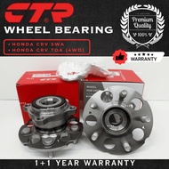 CTR KOREA [42200-STK-951] Honda Crv SWA 2.0 2.4, TOA 2.0 2.4 (4WD) 07-18Y Rear Wheel Bearing Hub
