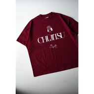 Chujittsu | Burgundy 210 GSM Supersoft | Oversize T Shirt | T-shirt | Steve Studio Official