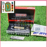 [ส่งด่วนในไทย]ปรี7แบรน GT-707 GRATIA ของแท้ ปรี 7แบน แยกซับอิสละ ปรีรถยนต์ เครื่องเสียงรถยนต์ PREAMP