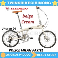 Police Milan PASTEL NEW 2024. 20 Inch Folding Bike
