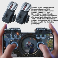 G21 Mobile Phone Game Trigger Gamepad Joystick 6-Finger Aim Shooting L1 R1 Key Button Game Fingertip