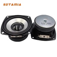 SOTAMIA 2Pcs 3 Inch Full Range Audio Speaker 77MM 4 8 Ohm 20W Altavoz Home Music Sound Speaker Louds