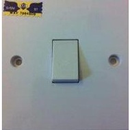 UMS PVC Flush Switch 6A 1G/2G 1 Way 2 Way