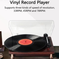Retro Vinyl Record Player Dust Cover Included Record Player 33 RPM45 RPM78 RPM Turntable PhonographT