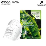 3w Clinic Fresh Greentea Mask Sheet 23ml Sheet Mask