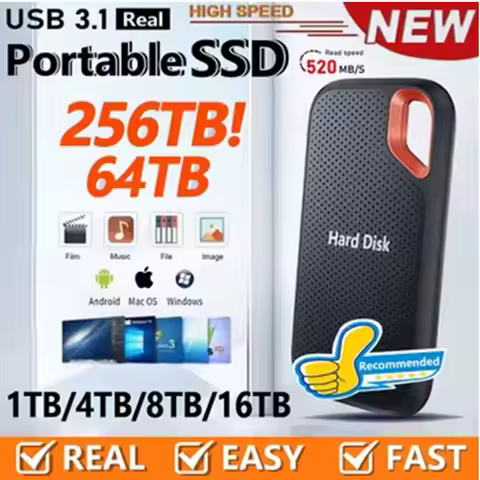Portable External Hard Drive 1tb High Speed Hard Disk 2tb 4tb Usb3.1 Ultra - Thin High - Capacity Ss
