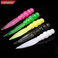 CRAFTSERIES 20PCS 0.3G/3.5CM Floating Willow Leaf Flat Tail Soft Lures TPE High-Elasticity Scented B