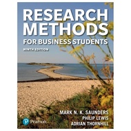 Research methods for business students 9th edition
