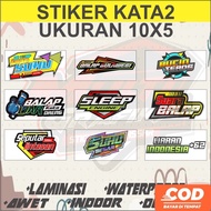 HEREX Racing Sticker Motorcycle Car Helmet Waterproof Sticker size 10x5 cm multi sticker