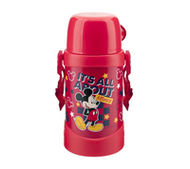 貝斯特可 雙層不鏽鋼 2WAY 兒童水壺 600ml 米奇老鼠 ND-5831