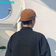 MIQUEL Brimless Hat Unisex, without Visor Dome Men Women Skullcap, Fashion Docker Cap Bonnet Gorras 