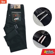 Men's denim pants - denim pants, selvedge denim pants, selvedge denim pants, black denim, Naomi Stre