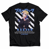 Michael Kaiser BLUE LOCK 0010 Baju Anime Jepang T-Shirt Kaos Cotton Co เสื้อยืดคอกลม S-5XL