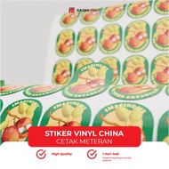 Meter Sticker / White Sticker / Custom Transparent Sticker 1 Meter High Res, Waterproof and Durable