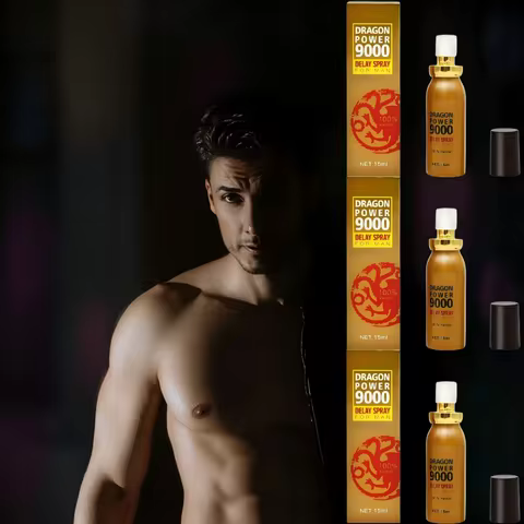 1/2/3/5PCS Dragon Power 9000 Delay Spray Iconic Delay Ejection Spray - Climax Control Spray Men Non-