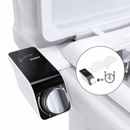 [Dynwave3] Bidet Attachment for Toilet 9/16'' Self Cleaning Nozzle Flexible Hose Ltoilet Seat Bidet Easy Installation Water Pressure