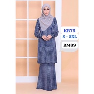 KR19KR72 Baju Kurung Moden Premium Lycra Korea Selesa Cantik Anggun Bergaya.