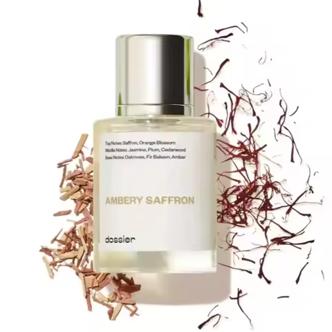 Dossier - Amber Saffron 1.7 Fl oz (50 Ml) - Eau De Toilette - Inspired by B. Accarat R. Ouge 540- Pu