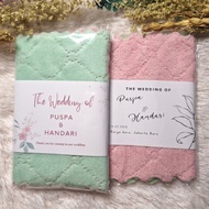 Souvenir Nikahan, Aqiqah, Khitan, Ulta, Souvenir handuk kecil