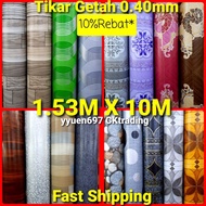 Tikar Getah Quality,Buatan Thailand,Tebal Penuh 0.40mm, 1.53M X 10M