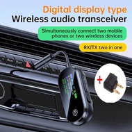 2 In 1 Bluetooth 5.4 Transmitter Receiver Stereo 3.5mm AUX Airplane Audio Wireless Adapter Mic for T