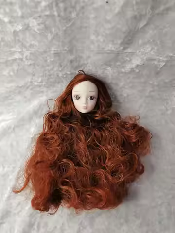 1pcs White Black Brown Boyfriend long Hair Male Head for 1/6 bjd Dolls Boyfriend Dolls Body Accessor
