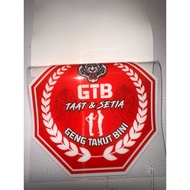 Sticker Kereta Geng Takut bini