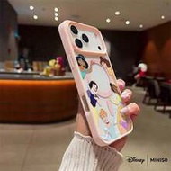 Disney Princess Group Wave Design Phone Case Transparent Magnetic Shockproof Case Suitable For Iphon
