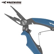 KastKing AccuSplit Split Ring Fishing Pliers Braid Cutters Fishing Line Scissors 420 Stainless Steel Comfortable Rubber Handle