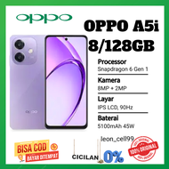 Oppo A5i Ram 8/128 GB batrai 5000 mah snapdragon 6s gen 1 garansi resmi 1 tahun