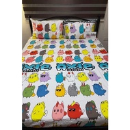 ☂✜✚axie infinity Canadian cotton bedsheet by cobre kama collection #axie