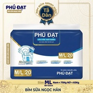 Phu Dat diapers ML20 XL10 Anh Duong ML20 XL20 pieces with walls of old Phu Dat diapers Phu Dat diape