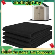 【】Washable Outdoor Storage Shed Floor Mat-Non Slip 6 X 4 FT Waterproof Carport Mat Furniture Pad wit