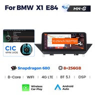 ระบบนำทาง Android Car Play ขนาด 1025 นิ้ว สำหรับ BMW X1 E84 ระบบอัจฉริยะในรถยนต์ พร้อมบลูทูธและ WiFi