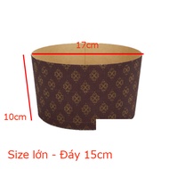 Panettone brown baking paper Cup - Large Size