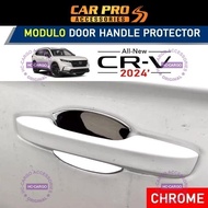 HONDA CRV CR-V 2024 ABOVE CHROME Door Handle Bowl Cover Trim Inner Bowl Chrome 4 PCS/SET