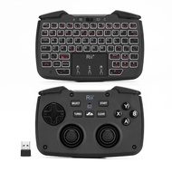 Rii RK707 Mini Keyboard Wireless Game handle Portable Lightweight with Built-In Touchpad, for Android, Windows TV, PS4, PC,IPad