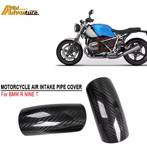 Carbon Fiber Motorcycle Air Intake Covers Fairing Decoration Guard For BMW R NINE T R NINE Pure R NI