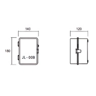Tủ điện LiOA chống nước chống cháy hộp kỹ thuật dùng trong nhà và ngoài trời JL-00C & JL-00B