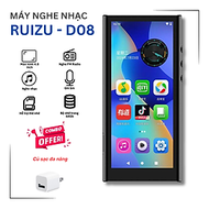 Ruizu H12 Máy Nghe Nhạc Android 10  4.8" IPS Full HD, RAM 4GB, ROM 64GB, Bluetooth 4.2  WiFi băng tầ