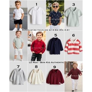 Genuine HM US/UK/JP boys' polo/t-shirt, sizes from 4-6m to 3-4y