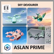 SKY MONSTER FLYER DEVOURER SWALLOWER EITER FLEXI ARTICULATED ACTION FIGURE 3D Print Evolved Four win