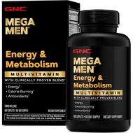 GNC Mega Men Energy & Metabolism Multivitamin for Men | Antioxidants and Increased Calorie Burning |