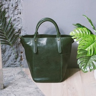 率性真皮托特包 22248 綠V