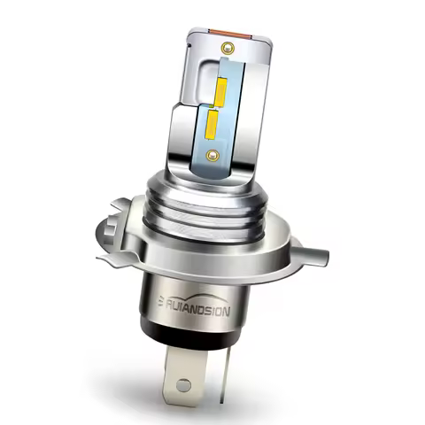 1PC P45T BA20D Motorcycle Scooter LED H4 HS1 9003 HB2 Bulb Headlight 1800LM Super White Yellow Lamp 